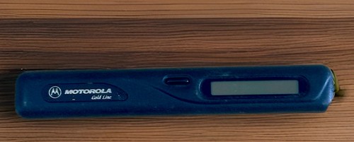 Motorola gold line pen pager - pen,